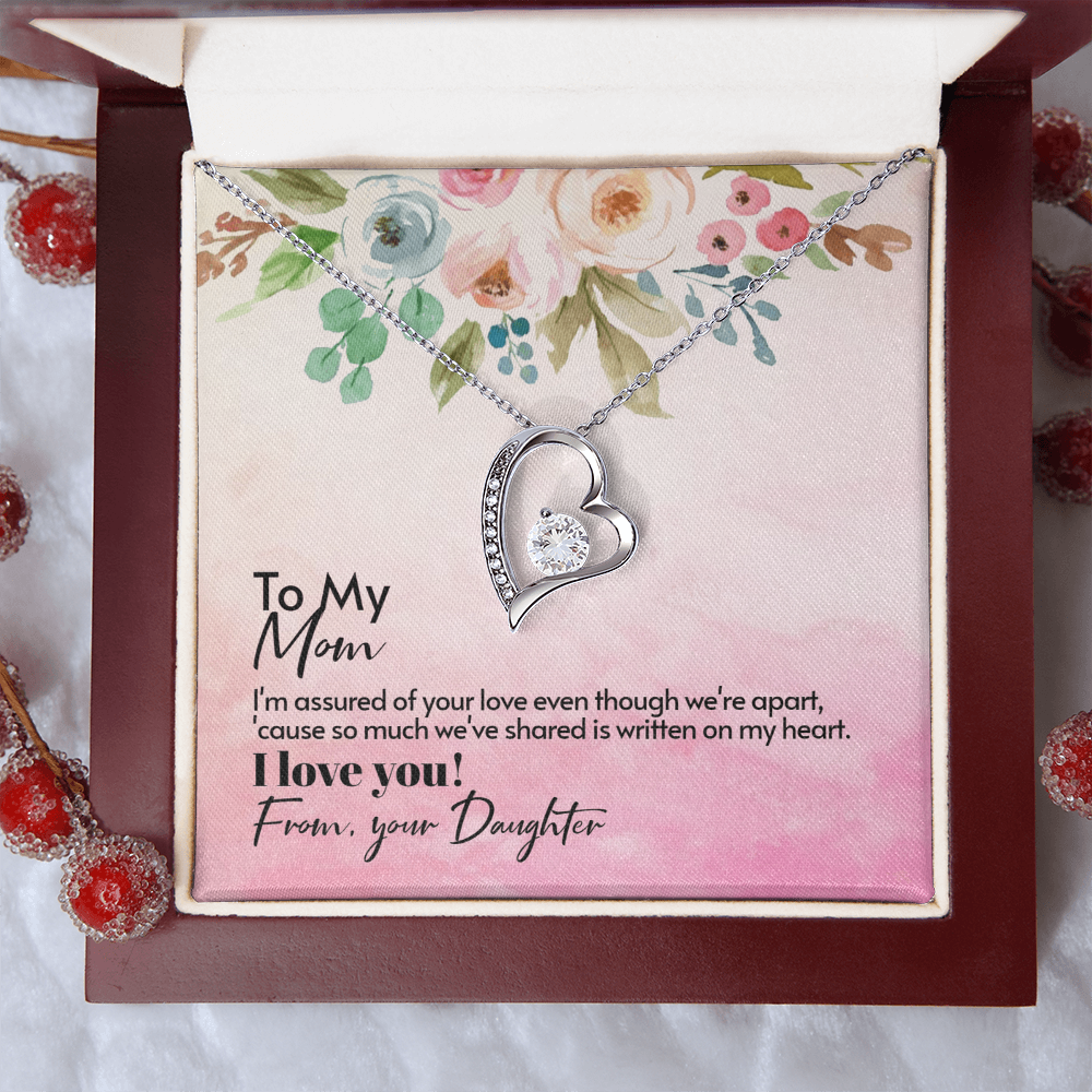 To My Mom Heartfelt Mother's Necklace from Daughter