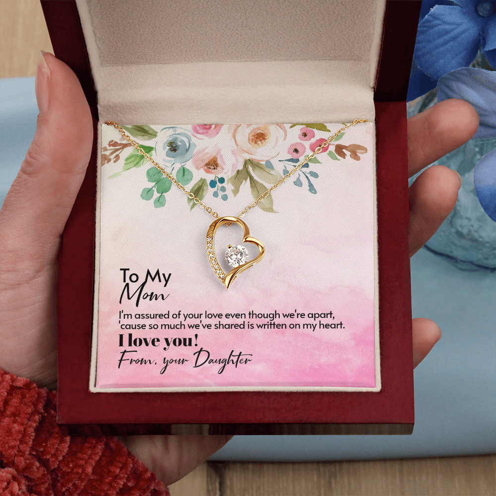 To My Mom Heartfelt Mother's Necklace from Daughter