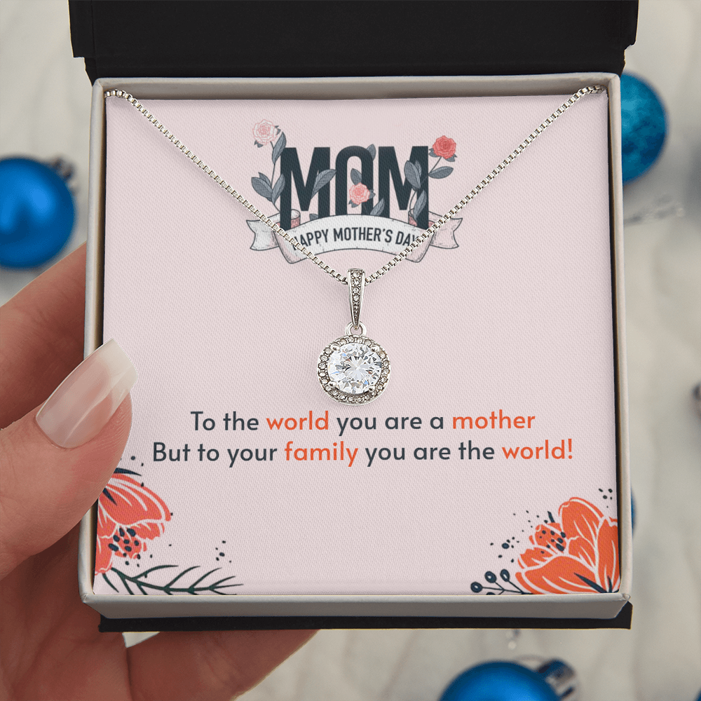 To the World You Are a Mother Necklace Mother's Day Gift