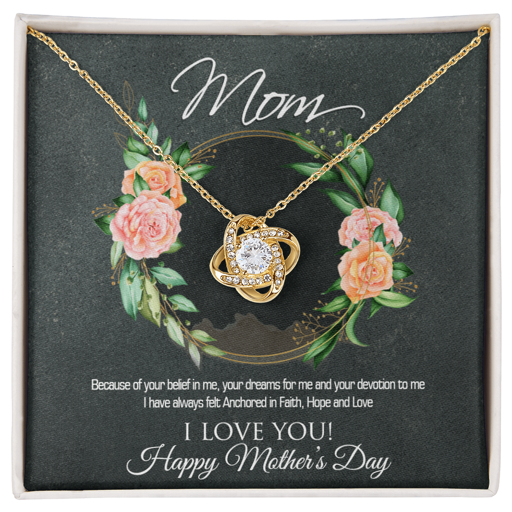 Anchored in Faith, Hope & Love Mother's Day Necklace