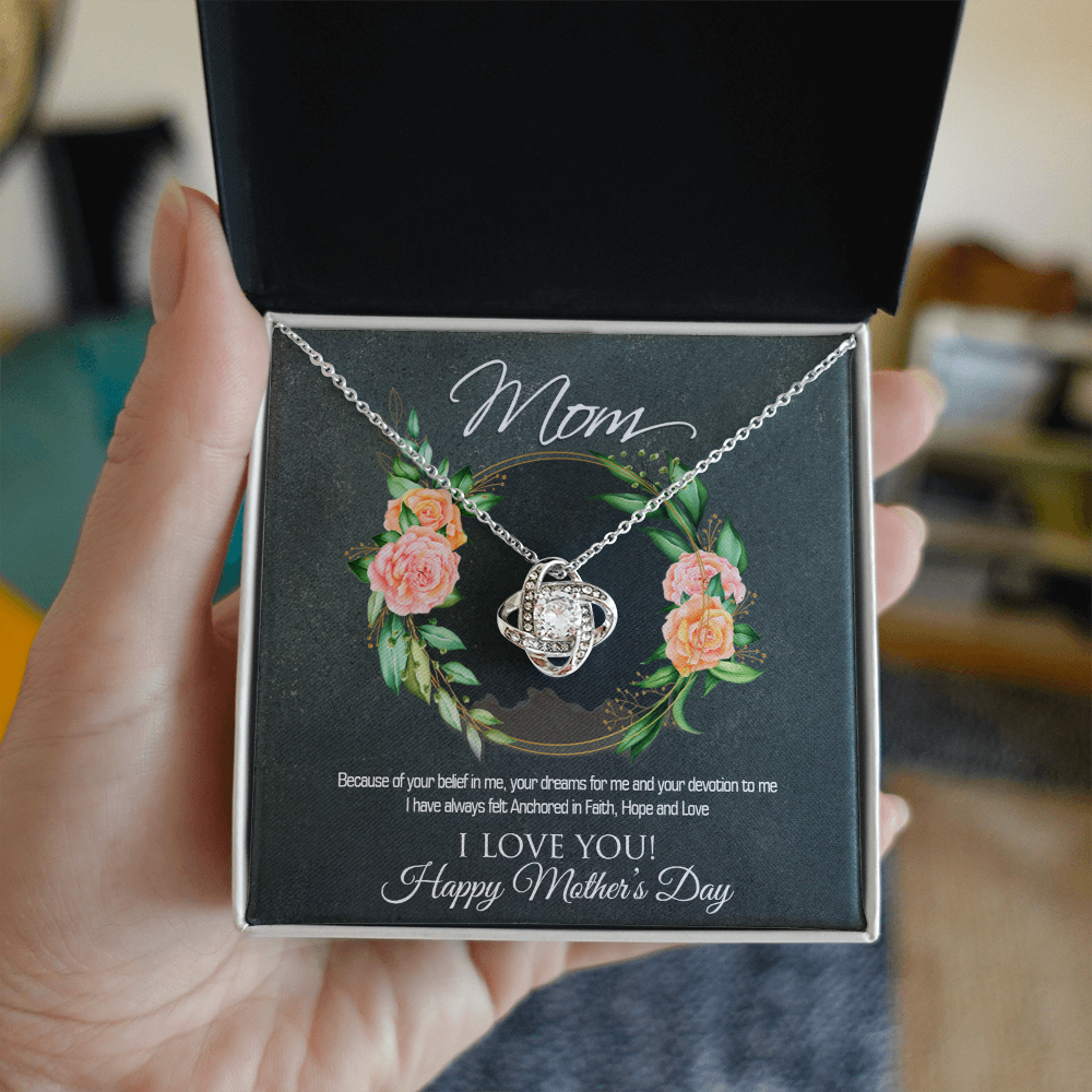 Anchored in Faith, Hope & Love Mother's Day Necklace