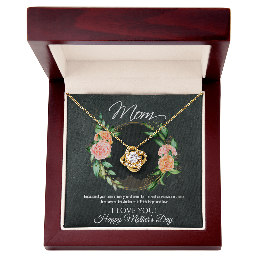 Anchored in Faith, Hope & Love Mother's Day Necklace