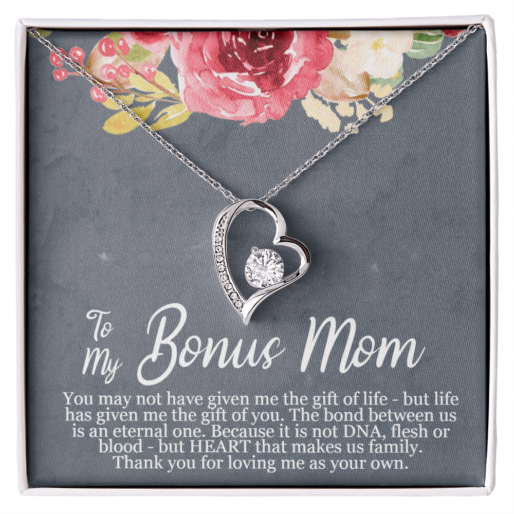 Bonus Mom Necklace – A Heartfelt Bonus Mother's Gift of Love & Gratitude