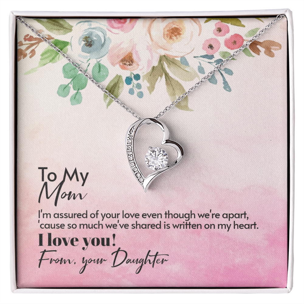 To My Mom Heartfelt Mother's Necklace from Daughter
