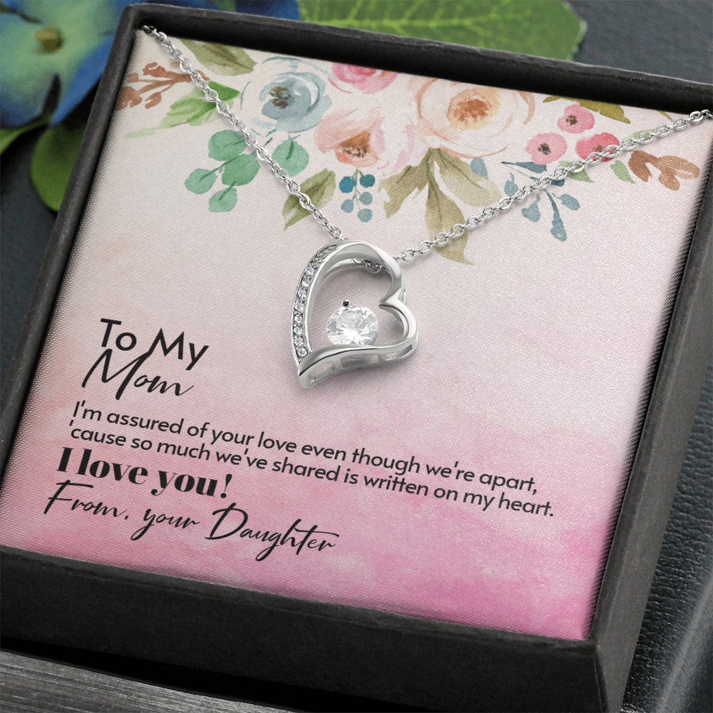To My Mom Heartfelt Mother's Necklace from Daughter