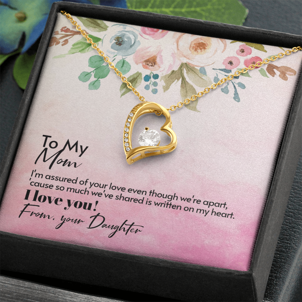 To My Mom Heartfelt Mother's Necklace from Daughter
