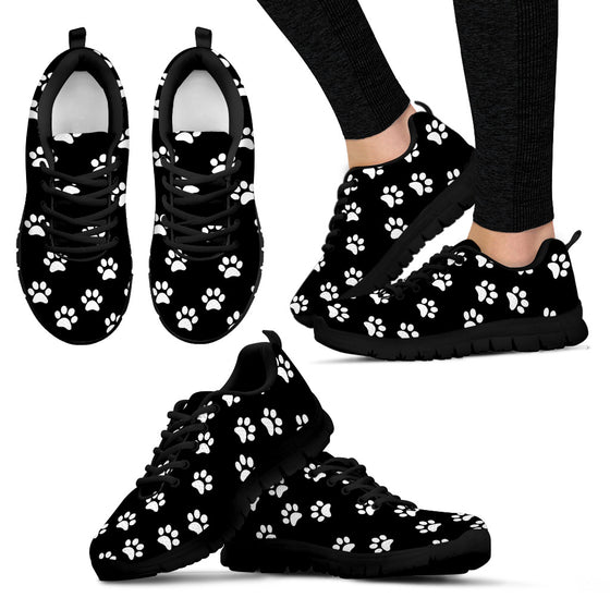 The Paw Life Black Sneakers