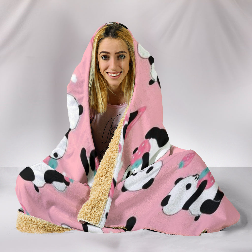 Baby Panda Snuglee Hooded Blanket