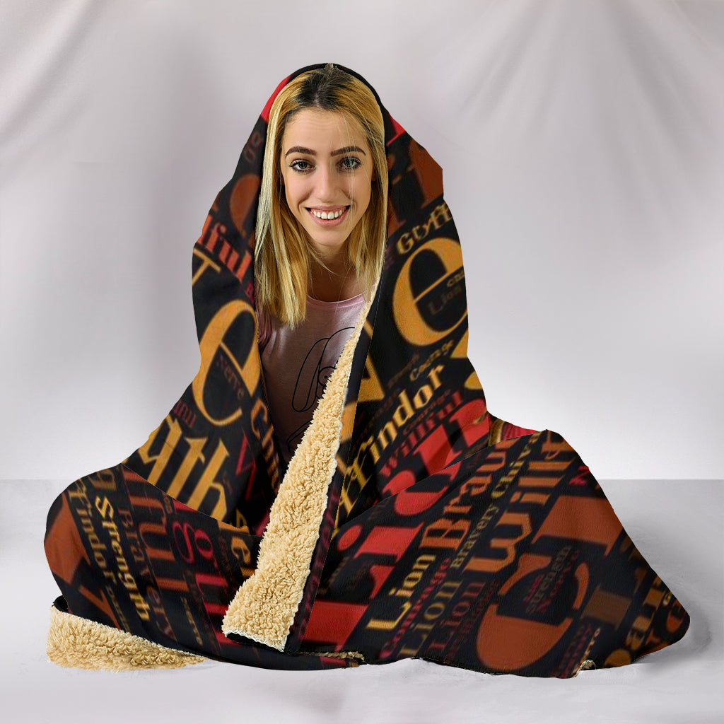 Gryffindor Hooded Blanket