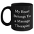 Massage Therapist Gifts from Friends, Unique Black Coffee Mugs for Him with Quotes, Funny My Heart Belongs To A Massage Therapist Mugs - Main