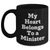 Funny Minister Gifts, My Heart Belongs To A Minister, Black Coffee Mug, Unique Father's Day Unique Gifts for Ministers, Gifts from Family, Friends, Coworkers, Minister, Men, Women - Main