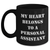 Funny Personal Assistant Gifts from Friends - 'My Heart Belongs To A Personal Assistant' Black Coffee Mug for Father's Day - Main