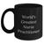 World's Greatest Nurse Practitioner Funny Gift for Mom's Day, Black Coffee Mug, Gifts from Family, Gifts for Nurse Practitioner - Unique and Inspirational - Main