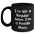 Poodle Dog Mom, Funny Gifts for Poodle Lovers, Black Coffee Mug, Gifts from Mom to Poodle Dad, Unique Father's Day Unique Gifts for Men - Main