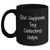 Funny Toy Collecting Gifts from Dad, Black Coffee Mug for Toy Collecting Enthusiast, 'Shit Happens. Toy Collecting Helps.' Quote, 11oz or 15oz Capacity, Microwave and Dishwasher Safe - Main