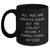 Funny Correctional Officer Gifts for Mom - 'All Men Are Created Equal But The Coolest Become A Correctional Officer' Black Coffee Mug, Gifts from Men to Correctional Officer - Main
