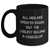 Funny Counselor Gifts from Men - All Men Are Created Equal But The Coolest Become A Counselor, Black Coffee Mug for Mothers Day - Main