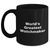 Funny Watchmaker Gifts from Men to Watchmaker Friends on Mother's Day Unique Black Coffee Mugs, 'World's Greatest Watchmaker' Quote - Main