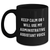 Funny Administrative Assistant Gifts from Mom, Unique Black Coffee Mugs for Her, Keep Calm Or I Will Use My Voice - Main