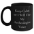 Archeologist Humor Funny Gift for Men from Friends on Mother's Day Black Coffee Mug - Keep Calm I Will Use My Archeologist Voice, Unique Archeologist Gift Ideas - Main