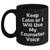 Funny Counselor Gifts for Men - Keep Calm Or I Will Use My Counselor Voice Black Coffee Mug, Gifts from Mom, Unique Father's Day Unique Gifts for Dad - Main