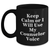 Funny Counselor Gifts, Keep Calm Or I Will Use My Counselor Voice, Father's Day Unique Gifts from Men to Counselor Friends - Main