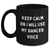 Funny Dancer Gifts from Friends for Father's Day, Keep Calm Or I Will Use My Dancer Voice Black Coffee Mugs, Gifts for Dancer Men - Main