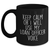 Funny Loan Officer Gifts for Mother's Day - Black Coffee Mug 'Keep Calm Or I Will Use My Loan Officer Voice' from Friends, Coworkers, or Family - Main
