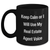 Funny Real Estate Agent Gifts from Friends and Family - Keep Calm Or I Will Use My Real Estate Agent Voice Black Coffee Mugs for Dad on Father's Day - Main
