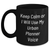 Keep Calm Urban Planner Voice Funny Black Coffee Mug Gifts from Men for Father's Day - Main