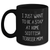 Funny Scottish Terrier Dog Mom Gifts from Dad to Men on Father's Day - 'I Just Want To Be A Stay At Home Scottish Terrier Mom' Quote Black Coffee Mug - Main