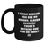 Funny Mommy Gifts from Men to Mommy, I Smile Because You Are My Mommy, Black Coffee Mug for Mother's Day - Main