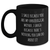 Funny Unbiological Mother Gifts: I Smile Because You Are My Unbiological Mother, Black Coffee Mug for Unbiological Mother, Gifts from Men to Unbiological Mother on Father's Day - Main