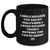 Funny Sweetheart Gifts, I Smile Because You Are My Sweetheart, Unique Black Coffee Mug for Her on Father's Day - Gifts from Men to Sweetheart - Main