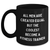 Funny Fitness Trainer Gifts for Her, Black Coffee Mug with Inspirational Quote, Gifts from Women to Mom on Mother's Day - Main