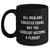 Funny Florist Gifts for Her from Men, Unique Black Coffee Mug, 'All Men Are Created Equal But The Coolest Become A Florist' Quote, Mother's Day Unique Gifts - Main