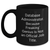 Funny Database Administrator Gifts from Friends - 'Database Administrator. Because Freaking' genius Is Not An Official Job Title.' Black Coffee Mug for Mother's Day - Main