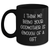 Funny Godmother Gifts from Family, Black Coffee Mug for Godmother, 'I Think Me Being Your Godmother Is Enough Of A Gift' Quote, Father's Day Unique Gifts - Main