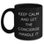 Concierge Gifts: Keep Calm And Let The Concierge Handle It, Funny Black Coffee Mug for Men, Unique Gifts from Friends to Family - Main