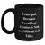 Funny Principal Gifts, 'Principal. Because Freaking' genius Is Not An Official Job Title.' Black Coffee Mug, Gifts from Men to Principal on Father's Day - Main
