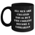 Librarian Humor Gifts from Friends, Funny Black Coffee Mugs for Librarian, Mother's Day Unique Gifts for Librarian, 'All Men Are Created Equal But The Coolest Become A Librarian' - Main