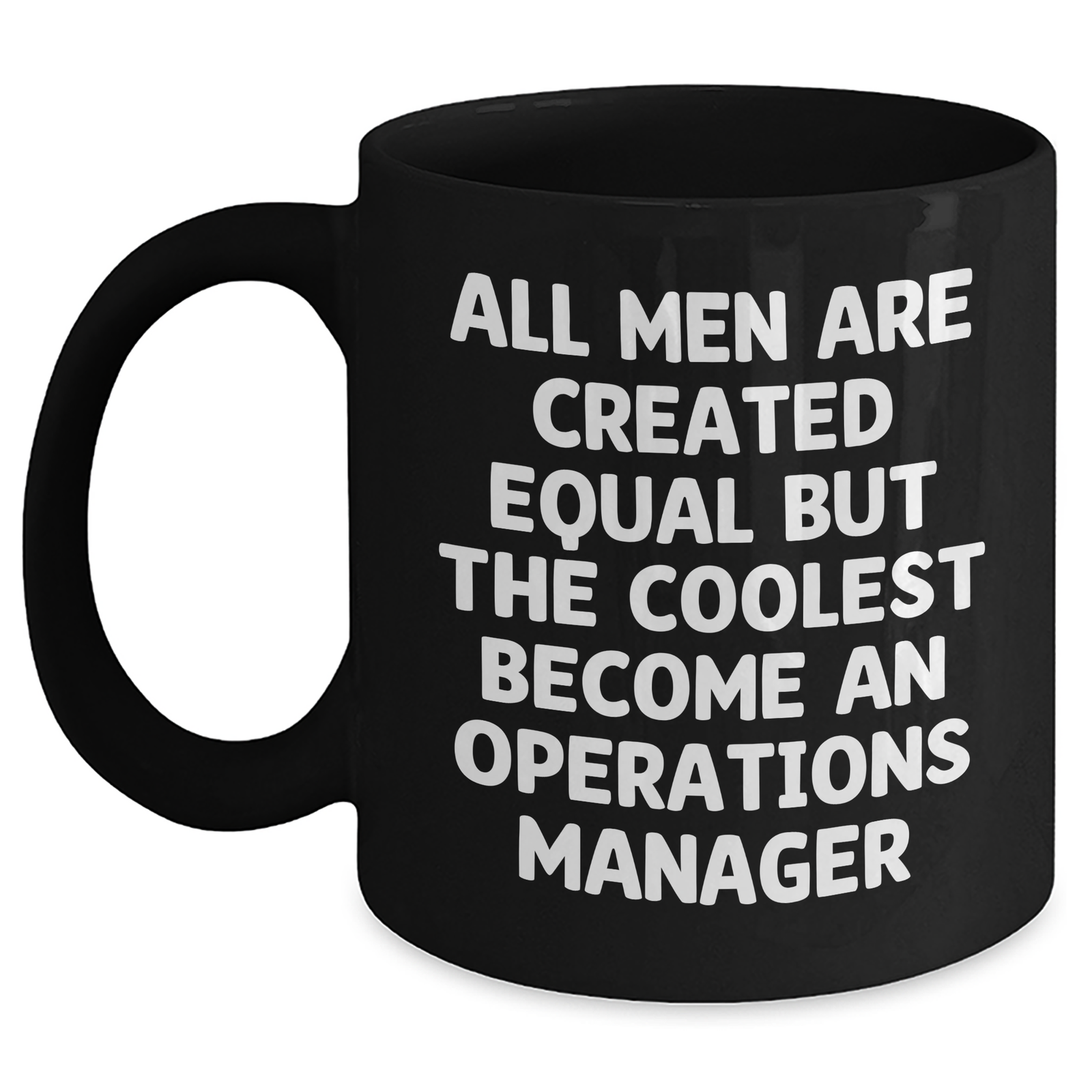 Funny Operations Manager Quote Gifts for Her, Black Coffee Mug, Mother's Day Unique Gifts from Family, Operations Manager Appreciation - Main