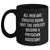 Funny Physician Assistant Black Coffee Mug Gifts from Men to Graduation for Friends Coworkers Family - 'All Men Are Created Equal But The Coolest Become A Physician Assistant' - Main