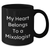 Funny Mixologist Gifts from Men, Unique Black Coffee Mugs for Him, 'My Heart Belongs To A Mixologist', Father's Day Unique Gifts - Additional