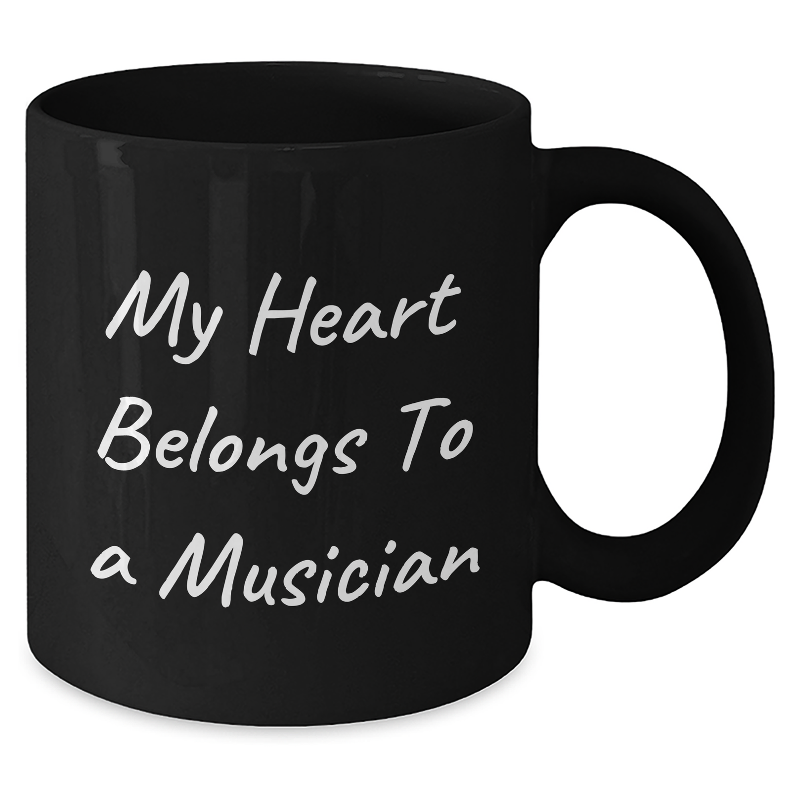 Funny Musician Quote Gifts from Mom to Musician on Mother's Day, Black Coffee Mug for Musician Enthusiasts, 11oz or 15oz Microwave Safe - Additional