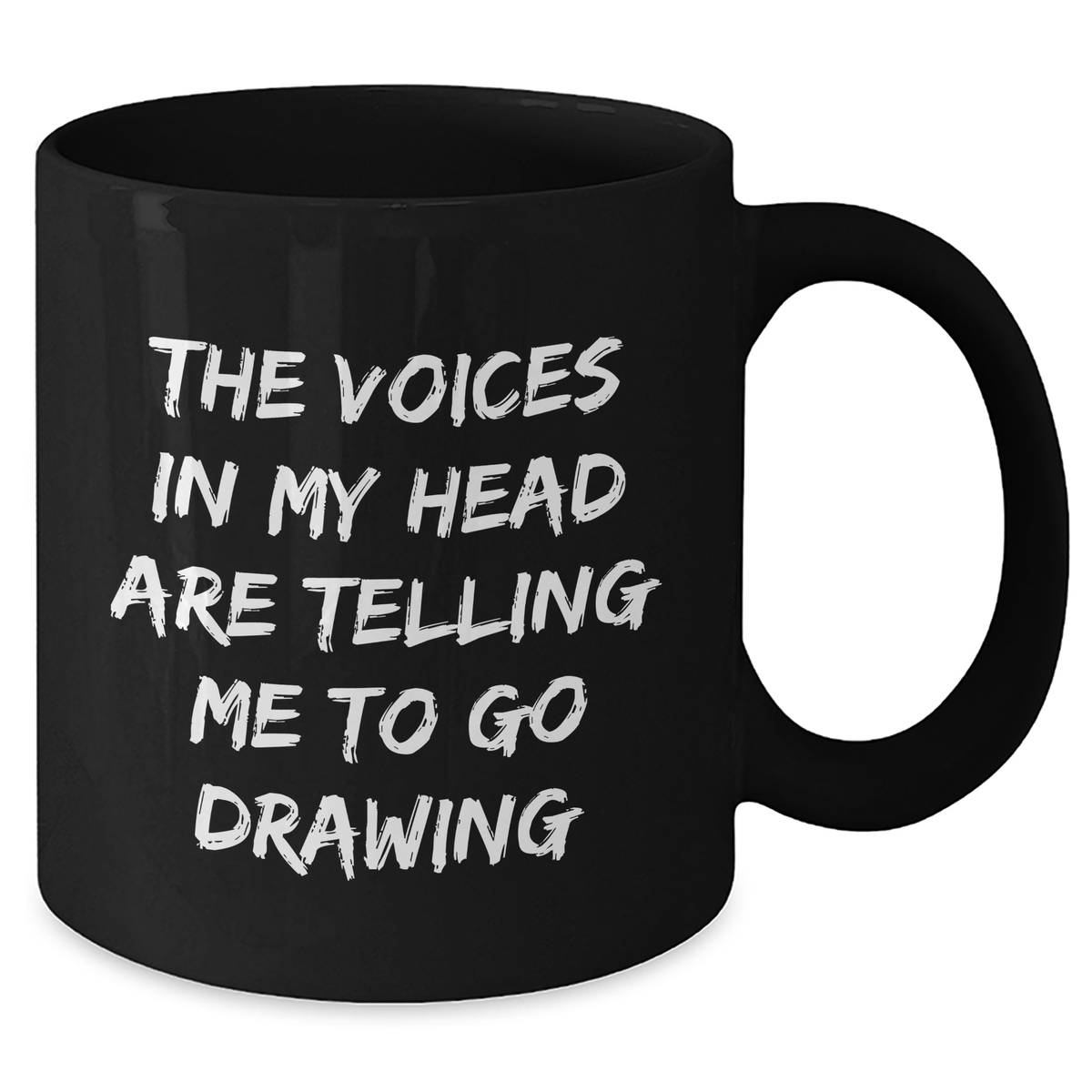 Funny Drawing Quotes Gifts for Men from Friends on Father's Day Unique Black Coffee Mug - Additional