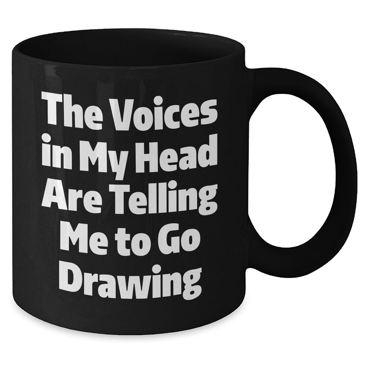 Funny Drawing Quotes Gifts for Men from - Black Coffee Mug, Perfect for Father's Day Unique Gifts - Additional