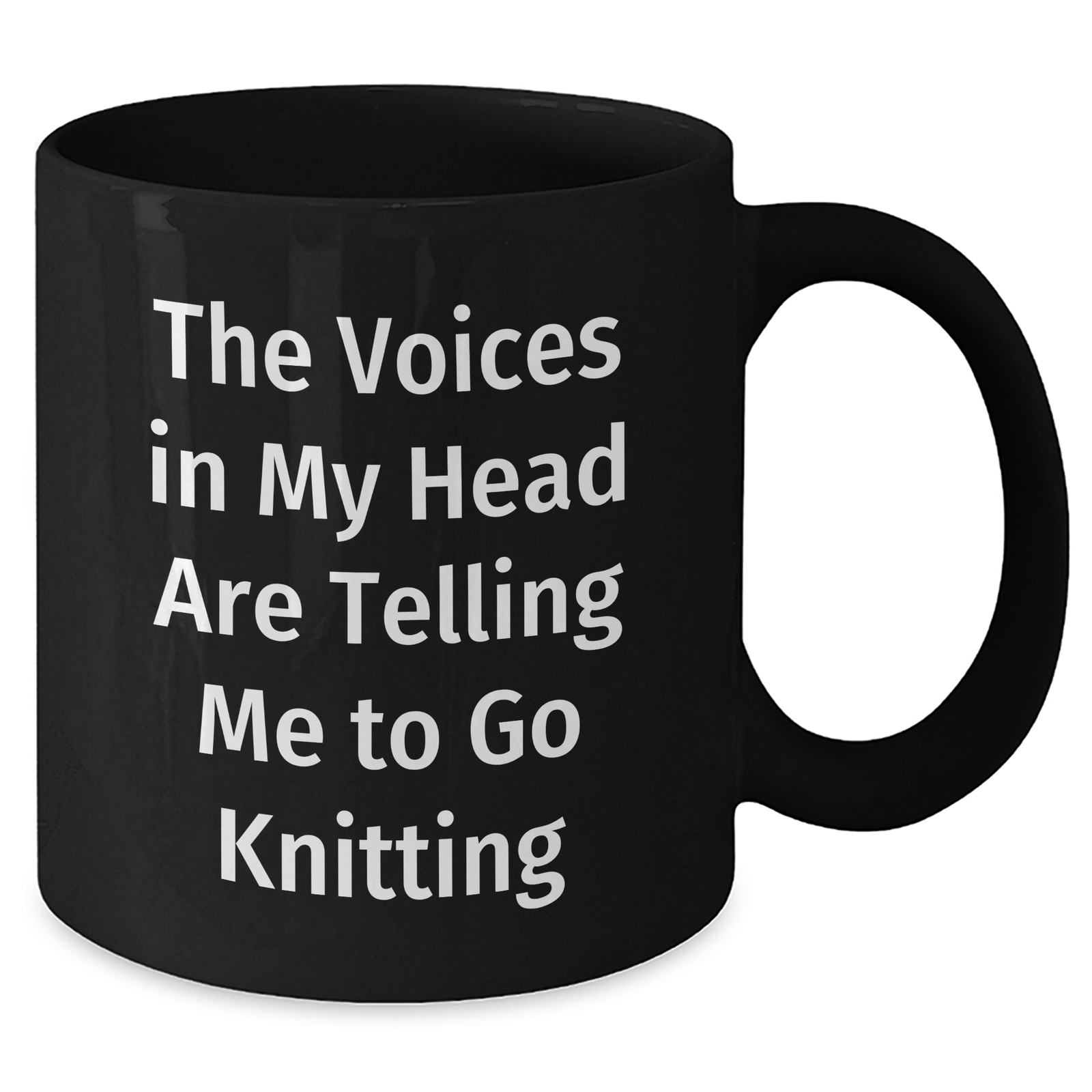 Funny Knitting Quotes Black Coffee Mug Gifts for Men from Daughters for Father's Day - Additional