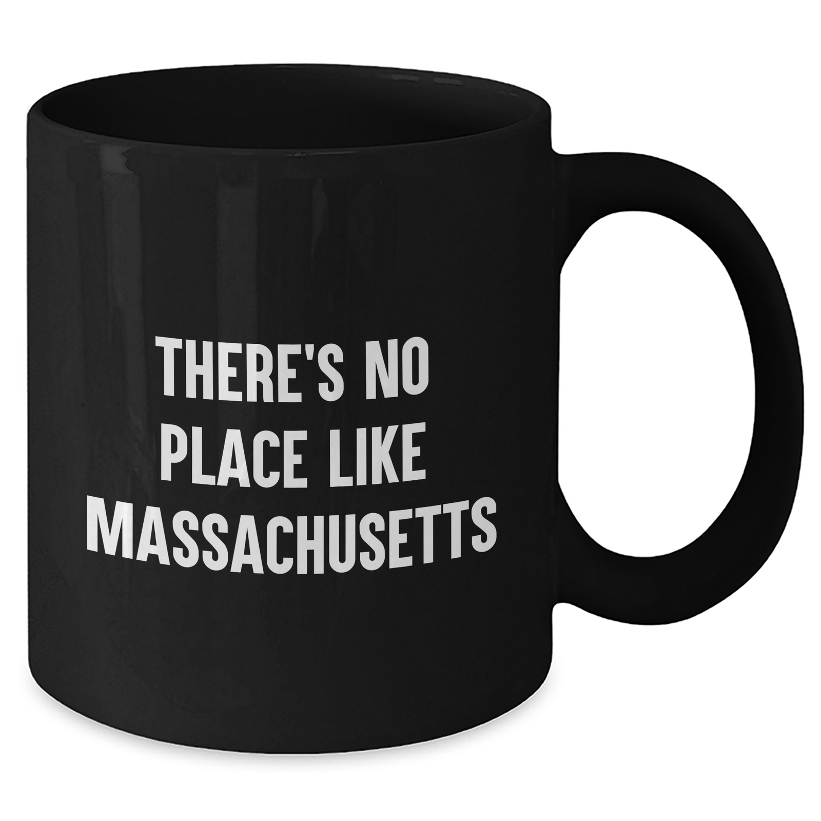 Massachusetts Gifts for Men from Massachusetts, Inspirational Quote Funny Black Coffee Mug, 11oz or 15oz, Microwave and Dishwasher Safe - Additional