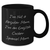 English Cocker Spaniel Mom Funny Quotes Gifts for Men from Family - Unique Father's Day Black Coffee Mug - Additional